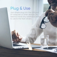 Hikvision M200 2.0 USB Flash Drive 64GB (Sliver) - 64GB