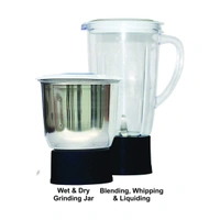 McCoy Comfort 450-Watt Juicer Mixer Grinder | 2 Jars (White)