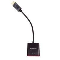 LAPCARE HDMI Adapter 0.2M DP to HDMI Converter With 20CM Cable (BLACK)
