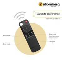 atomberg Renesa 1200mm BLDC Ceiling Fan with Remote Control | BEE 5 star Rated Energy Efficient Ceiling Fan | High Air Delivery with LED Indicators | 2+1 Year Warranty (Ivory & Black) - Ivory & Black