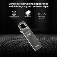 EVM EnStore 32 GB Metal USB 2.0 Flash Drive - High Read Speeds up to 15MB/s & Write Speeds up to 8MB/s - Durable Metal Casing - Ideal for Data Transfer & Storage - (EVMPD/32GB) - 32 GB