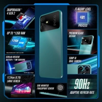 POCO Smart Phone M6 Pro 5G (128 GB) (4 GB RAM) (Power Black) - Black, 4 GB, 128 GB