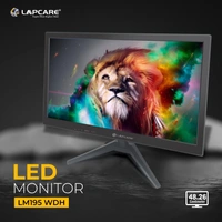 Lapcare LAPEYE LM195WDH 19"(48.26CM) LED Display 16:10 1440x900 Pixel Ratio, Tilt Stand, Vesa Mount, HDMI + VGA Port (Black)