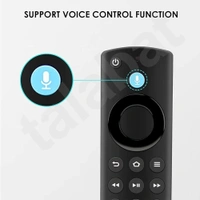 VEV Amazon Fire Stick Smart TV Remote (AF-V3) Compatible With Amazon Fire Stick Smart TV (AF-V3) With Prime video, Netflix, Apps, Amazon music (BLACK)