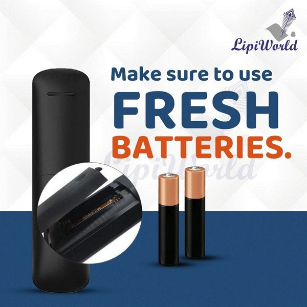 Lripl UN143 RM-L1185 LCD LED Smart 3D TV Universal Remote Control Compatible for Sony Bravia (Black)