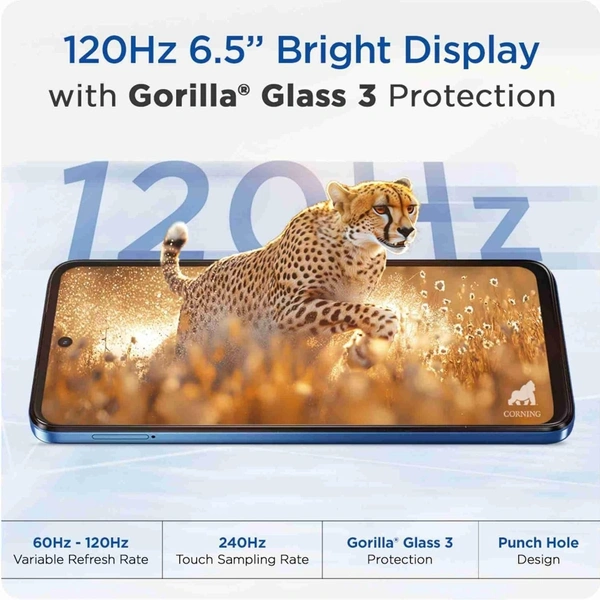 MOTOROLA Motorola Smart Phone G45 5G (Brilliant Green, 8GB RAM, 128GB Storage) | 6.5" FHD+ Display | Snapdragon 6 Gen1 Processor | 50MP Camera | 16MP Front Camera | 5000mAh Battery | 33W Charging (Brilliant Green) - 8 GB, 128 GB