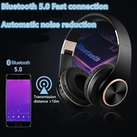 Target HB-258 Wireless Headphone 22H Playtime, Type-C Charging, Built-In Mic, Universal Bluetooth Compatibility (BLACK)