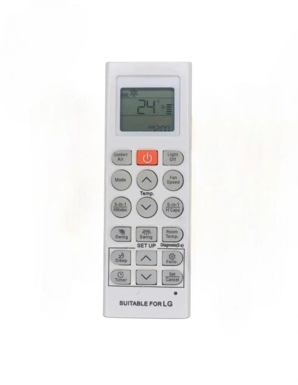 VEV LG Split AC Remote Compatible For LG AC (WHITE)