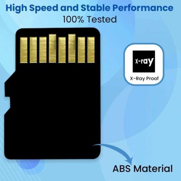 EVM Micro SD Card 8GB SD HC Class 10 100 MB/S (BLACK) - 8 GB