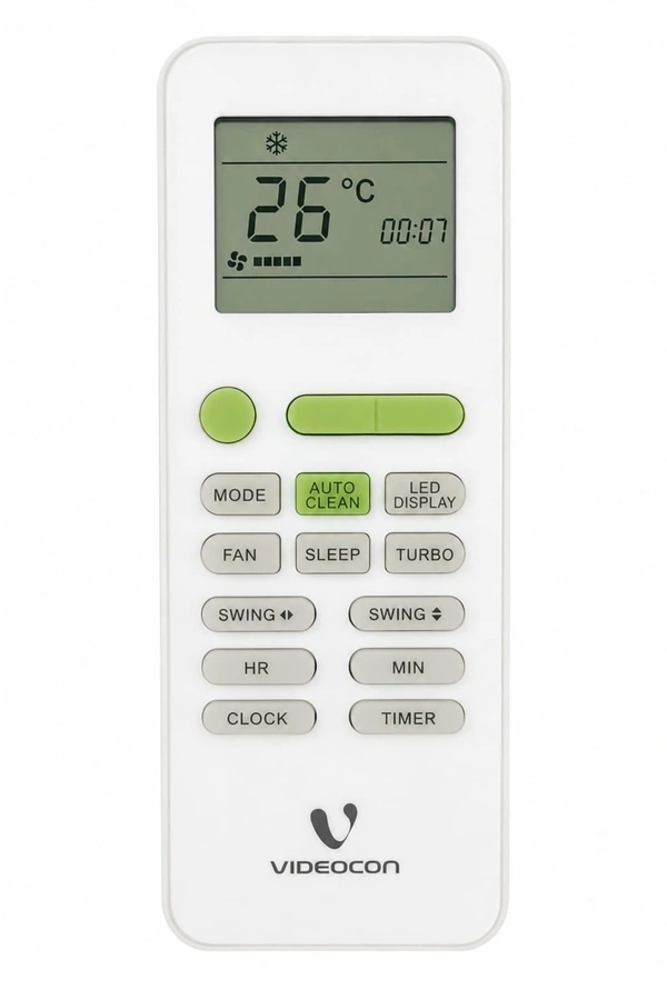 VEV Videocon AC Remote Compatible for AC - 175A Videocon Split/Window AC Remote (WHITE)
