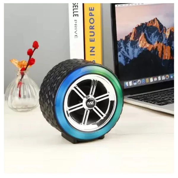 MZ. MZ S663 PORTABLE BLUETOOTH SPEAKER Dynamic Thunder Sound Auto Series RGB Light 5 W Bluetooth Speaker (Black)
