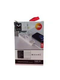 MORBI Morbi Super Fast Superior & Durable Safe And Fast Charging Type-C Cable 1m Thunder-2 (18W) (White) - White, C-Cable