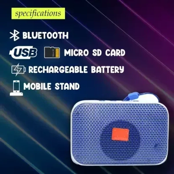 Morbi SP-501 Sound Box 2.0 Wireless Speaker | 5W Output (Blue)