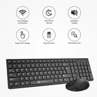PORTRONICS Portronics Key7 Wireless Keyboard & Mouse Combo | 2.4GHz USB Receiver | 10m Wireless Range | 12 Shortcut Keys | 1600 DPI Adjustable Mouse | Copilot AI Support | Plug & Play for Laptop & PC (Black)