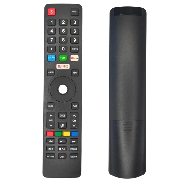 VEV BPL Remote Control Compatible For BPL Smart LCD/LED TV (Black)