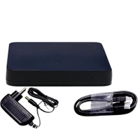 VM Pro 1 Set Top Box OTT TV Box Ultra High Definition 4K Android TV Box - Ram 2GB / Rom 16GB Free TV Entertainment (BLACK)