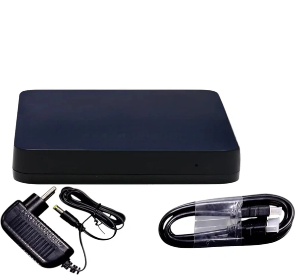 VM Pro 1 Set Top Box OTT TV Box Ultra High Definition 4K Android TV Box - Ram 2GB / Rom 16GB Free TV Entertainment (BLACK)