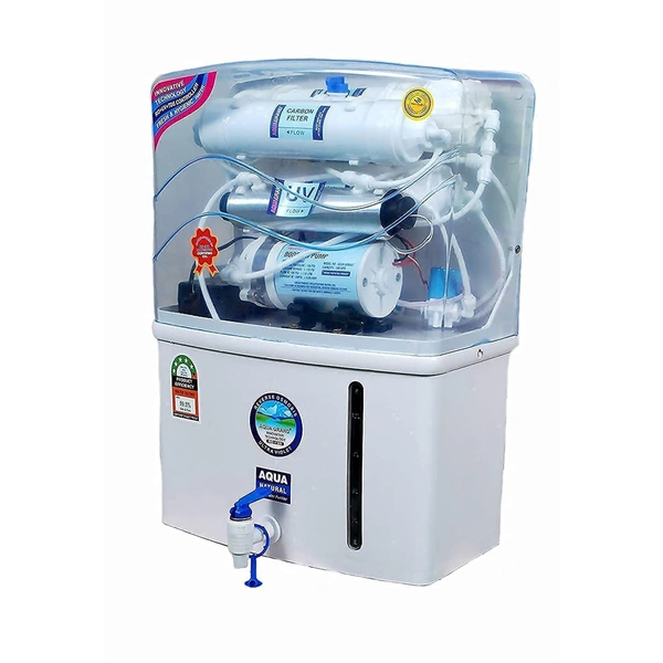 Aqua Pro RO PLUS UV PLUS TDS Advance Technology Electric Water Purifier with Metallic Sheet for Home - 12 liters