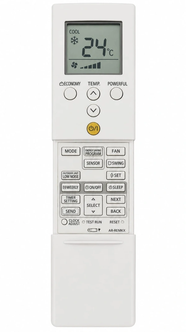 VEV O General Split AC Remote Compatible For O General (WHITE)