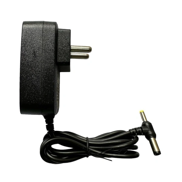 KRISHNA Krishna High-Quality 12V-2Amp 2 in 1 Pin AC/DC Adapter Power Supply | For Wi-Fi Router | Set Up Box Tablet | Cctv Camera | Switch Mode Power Supply Adapter (BLACK) - 12V-2Amp