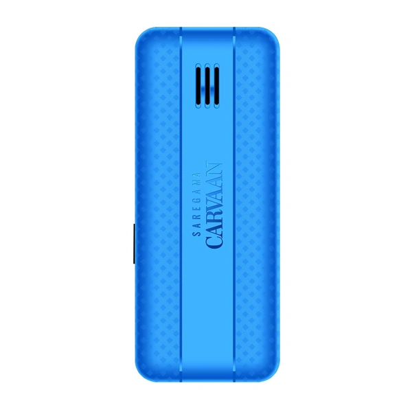 CARVAAN SAREGAMA Hindi (Don M12) Keypad Mobile Phone - 1000 Pre-Loaded Hindi Songs (Blue)