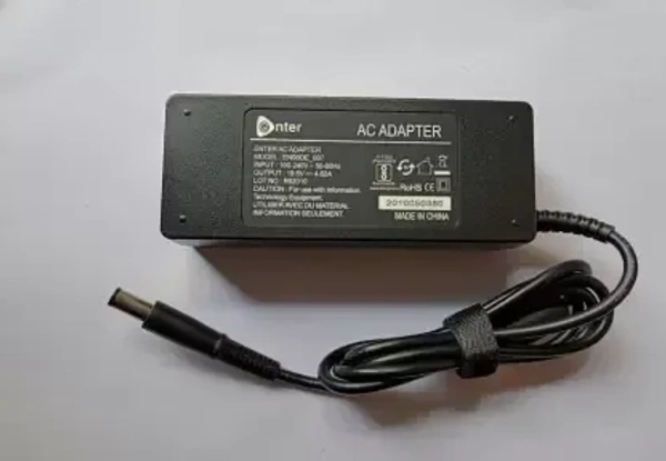 enter Enter DELL LAPTOP ADAPTER EN90DE_007 19.5V 4.62A 90 Watt Adapter (Black)