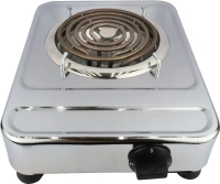 KINGSTON Kingston 2000W | Single Burner Electric G-Coil Hot Plate Portable Stainless Steel Cooking Stove Electric Cooking Heater (SILVER)