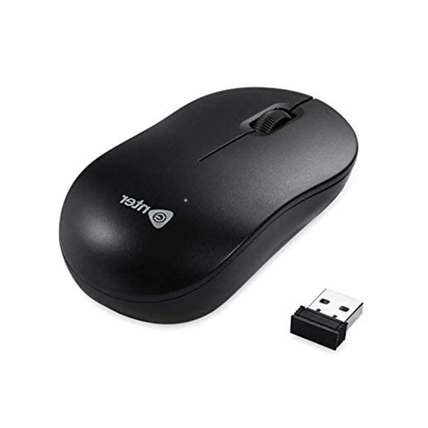 enter DAZZLER 2.4Ghz Wireless Mouser with Ergonomic Design USB 2.0, Plug and Play (Black)