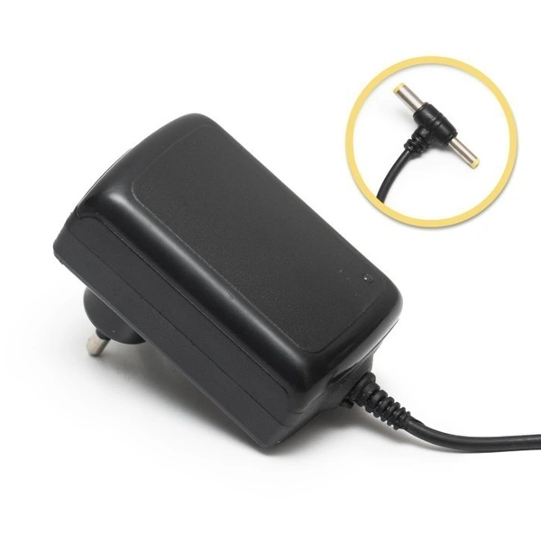 KRISHNA Krishna High-Quality 9V-1Amp 2 in 1 Pin AC/DC Adapter Power Supply | For Wi-Fi Router | Set Up Box Tablet | Cctv Camera | Switch Mode Power Supply Adapter (BLACK) - 9V-1Amp