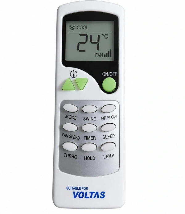 VEV Voltas AC Remote Compatible For Voltas AC (WHITE)