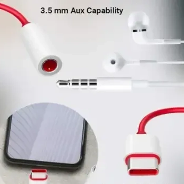 Morbi D-9 Type-C TO 3.5mm Jack Audio Converter Cable (Red)