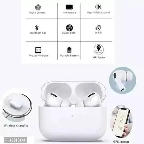 ANC ANC Edge White AirPods Pro ANC,Lightweight, 30-Hour Playback, Anc-22 - White