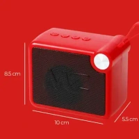 MZ M406SP (Portable Bluetooth Speaker) Dynamic Thunder Sound, 1200mAh Battery 5 W Bluetooth Speaker (Red) - Red