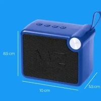 MZ M406SP (Portable Bluetooth Speaker) Dynamic Thunder Sound, 1200mAh Battery 5 W Bluetooth Speaker (Blue) - Blue