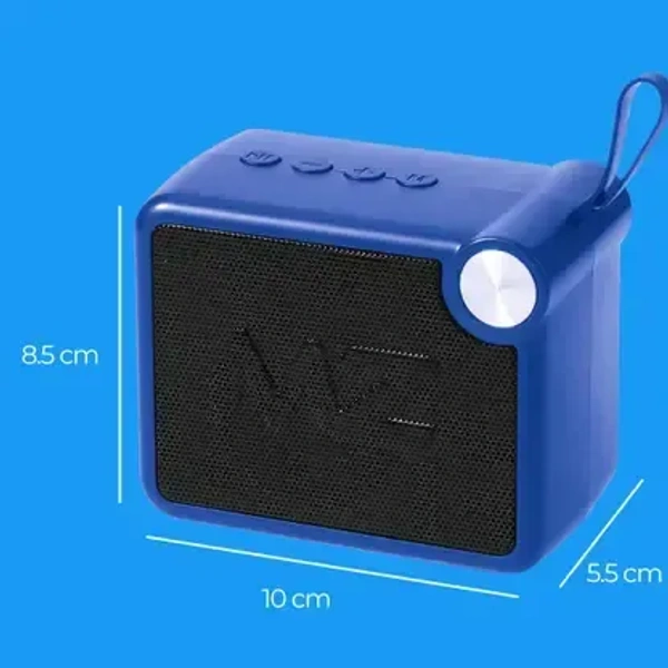 MZ M406SP (Portable Bluetooth Speaker) Dynamic Thunder Sound, 1200mAh Battery 5 W Bluetooth Speaker (Blue) - Blue