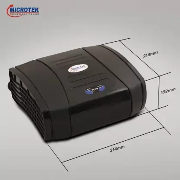 Microtek EMT 0790 Energy Efficient Automatic Voltage Stabilizer for LED TV 32", 43" (Black)