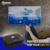 Microtek EMT 0790 Energy Efficient Automatic Voltage Stabilizer for LED TV 32", 43" (Black)