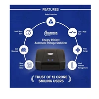 Microtek EMT1390 Digital Automatic Voltage Stabilizer 90V-300V (Black)