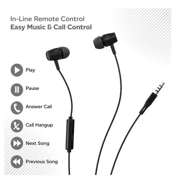 Morbi M-4 | HD Powerful Bass | Listen with Heart (Black)