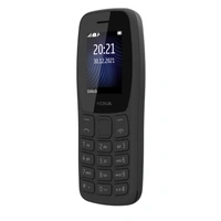 Nokia 105 Plus Single SIM, Keypad Mobile Phone with Wireless FM Radio, Memory Card Slot and MP3 Player (Charcoal) - Single Sim