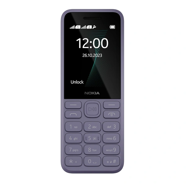 Nokia 130 Music | Built-in Powerful Loud Speaker with Music Player and Wireless FM Radio | Dedicated Music Buttons | Big 2.4” Display | 1 Month Standby Battery Life (Purple) - Purple