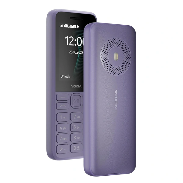 Nokia 130 Music | Built-in Powerful Loud Speaker with Music Player and Wireless FM Radio | Dedicated Music Buttons | Big 2.4” Display | 1 Month Standby Battery Life (Purple) - Purple