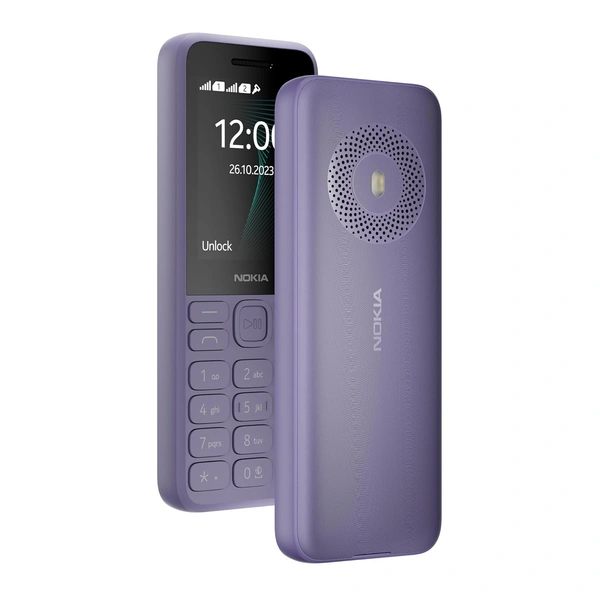 Nokia 130 Music | Built-in Powerful Loud Speaker with Music Player and Wireless FM Radio | Dedicated Music Buttons | Big 2.4” Display | 1 Month Standby Battery Life (Purple) - Purple