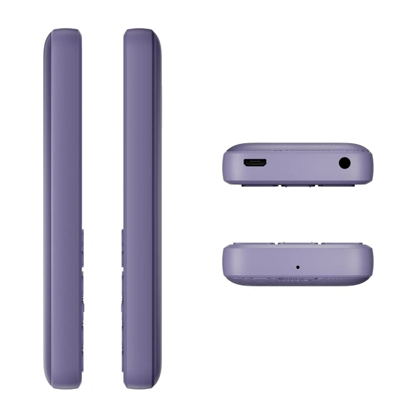 Nokia 130 Music | Built-in Powerful Loud Speaker with Music Player and Wireless FM Radio | Dedicated Music Buttons | Big 2.4” Display | 1 Month Standby Battery Life (Purple) - Purple