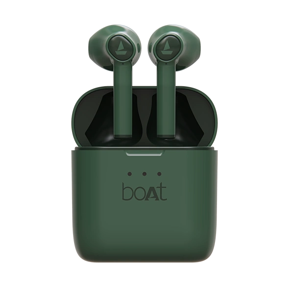 Boat boat AIRDOPES 138 Wireless Earphones (Viper Green) - Highland