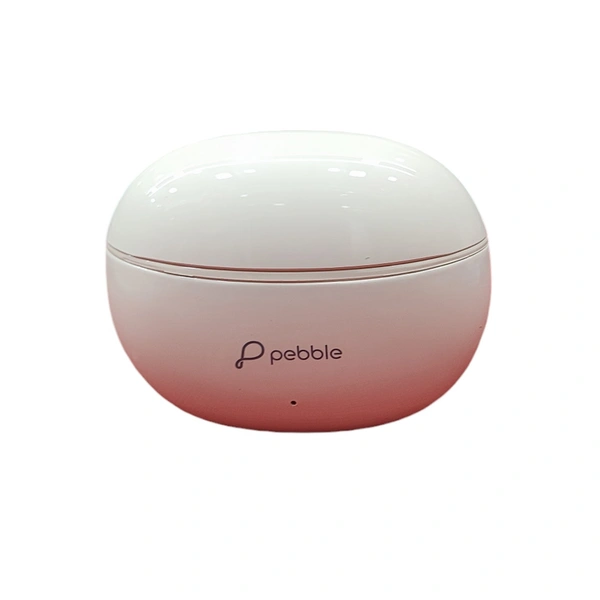 Pebble SOUL BUDS True Wireless Earpods | ENC with Dual Mic | Just making it crystal clear (Peach) - Peach