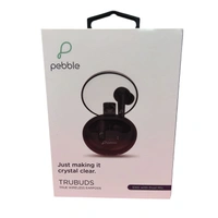 Pebble TRUBUDS True Wireless Earpods | ENC with Dual Mic | Just making it crystal clear (Black) - Black