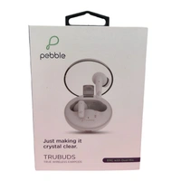 Pebble TRUBUDS True Wireless Earpods | ENC with Dual Mic | Just making it crystal clear (Black) - Gray