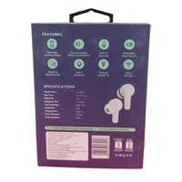 Pebble TRUBUDS True Wireless Earpods | ENC with Dual Mic | Just making it crystal clear (Black) - Gray