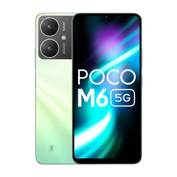 POCO M6 5G | 4GB RAM 128GB Storage (Orion Blue) - Polaris Green, 4Gb/64GB
